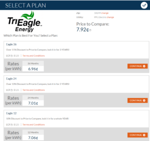 TriEagle PPL Plan List January 2016