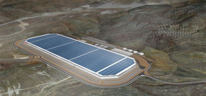 Telsa gigafactory will produce massive amount of batteries