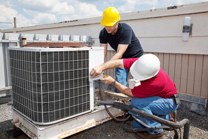 Servicing HVAC to save on electricity