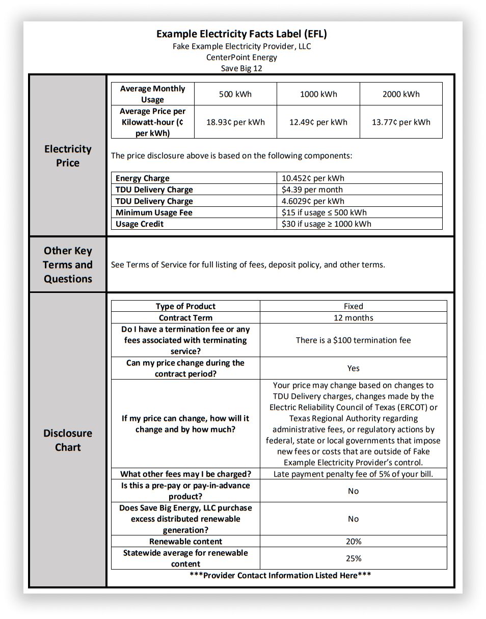 Image of an example EFL