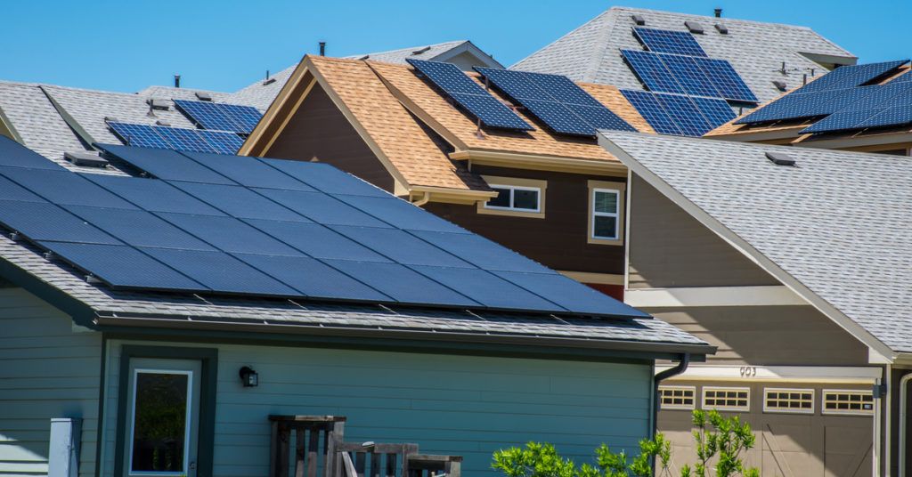 Solar Panels On Texas Homes Image