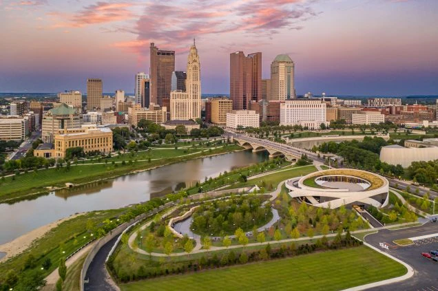 AEP Ohio Price to Compare is increasing in June 2025. City line of Columbus, OH.