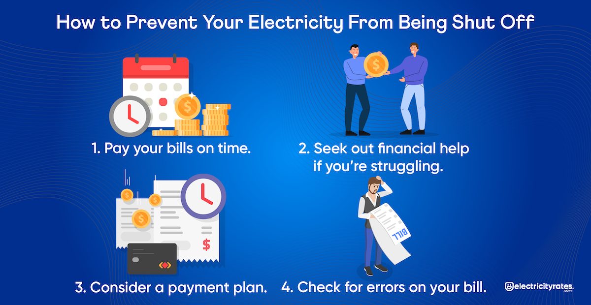 Tips to prevent electricity shut off